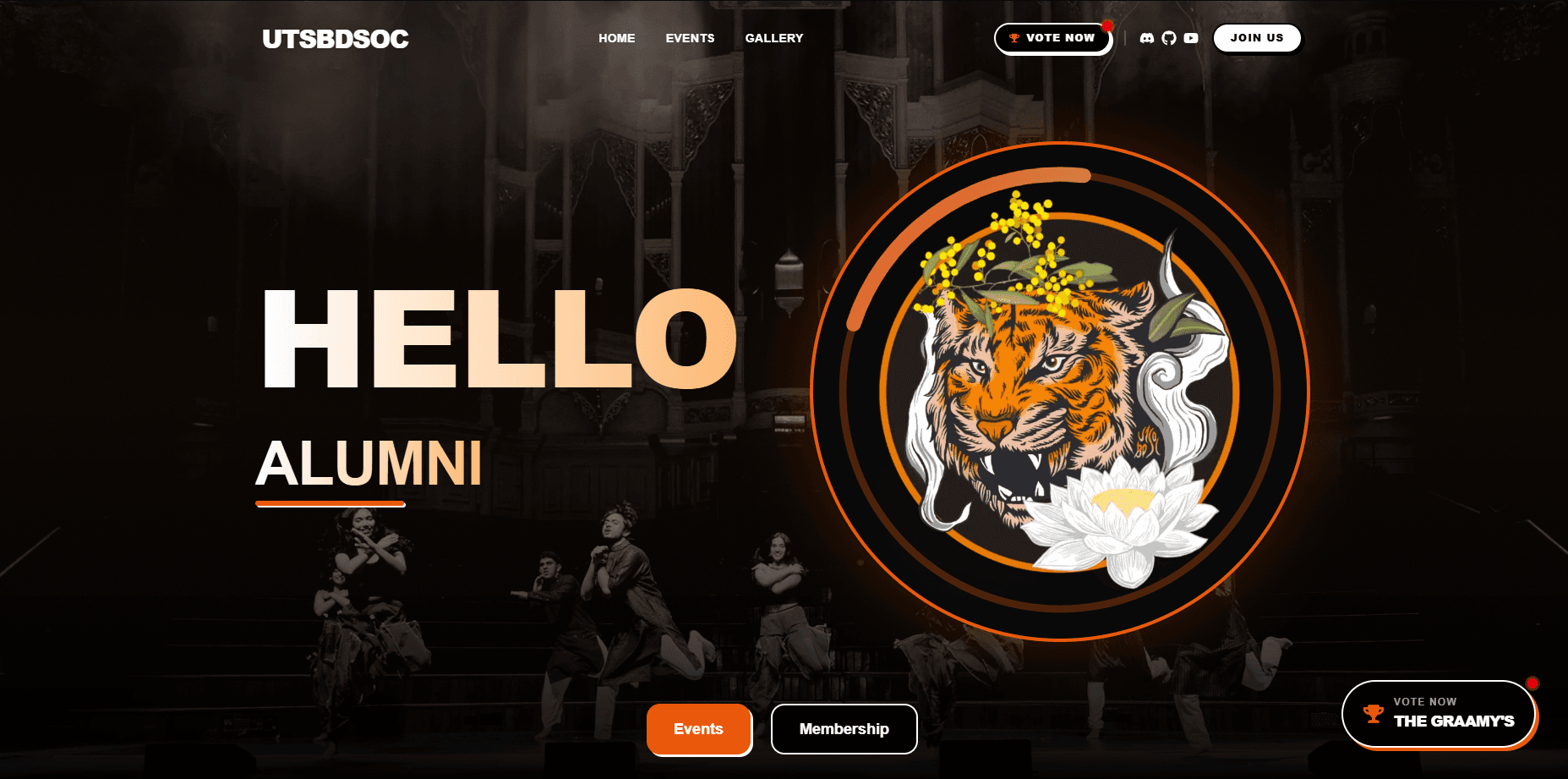 UTSBDSOC Website & Event Dashboard preview